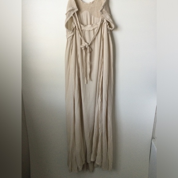 NEW Zara X Renewcell Ecru Corset Sundress Viscose Maxi Long Strappy Dress M - Picture 12 of 16
